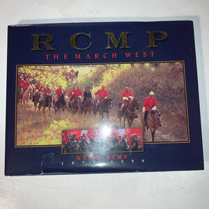 Unbranded Blue Gold RCMP The March West Coffee Table Book One Size